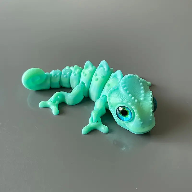 3D Printed Chameleon - mint
