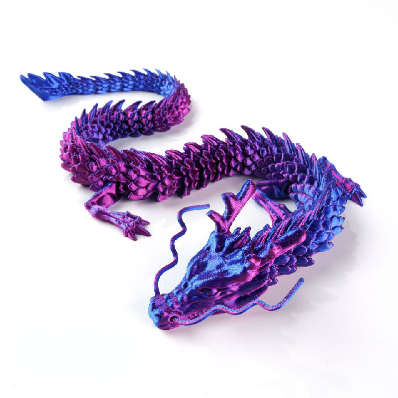 3D Printed Dragon laser purple