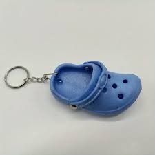 Croc Keyring - Blue