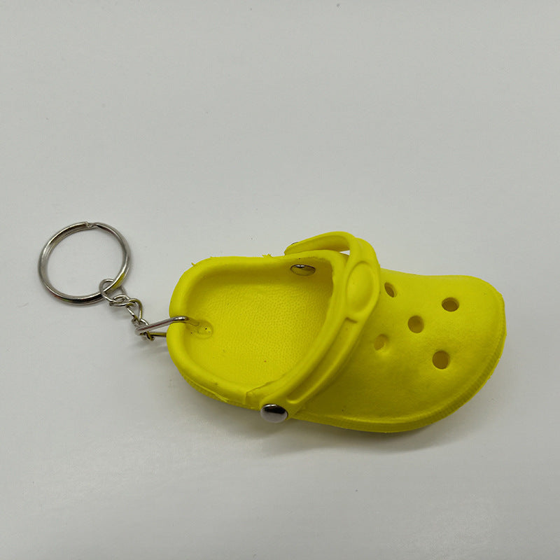 Croc Keyring - Yellow